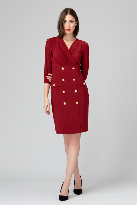 Joseph Ribkoff dress style 193014. Imperial Red 193. 12
