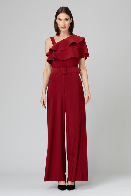 Joseph Ribkoff Jumpsuit style 193054. Imperial Red 193