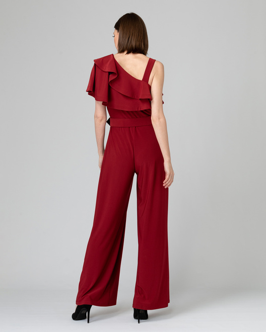 Joseph Ribkoff Jumpsuit style 193054. Imperial Red 193. 6
