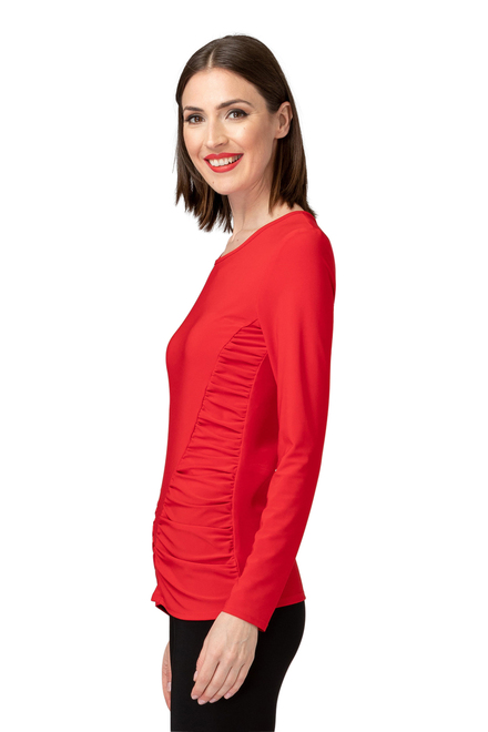 Joseph Ribkoff Tee-Shirt style 193143. Rouge A Levres 173. 4