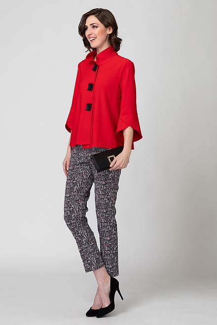 Loose-Fit Blazer Style 193198. Lipstick Red 173. 5