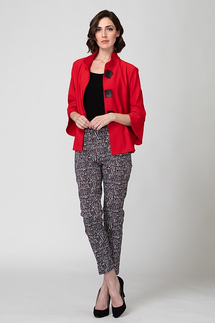 Loose-Fit Blazer Style 193198. Lipstick Red 173. 7