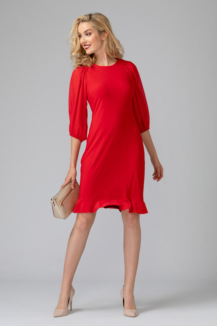 Joseph Ribkoff robe style 193204. Rouge A Levres 173. 11