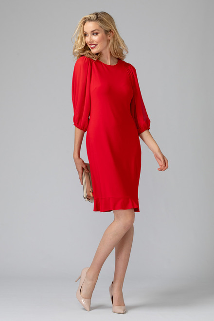 Joseph Ribkoff robe style 193204. Rouge A Levres 173. 12