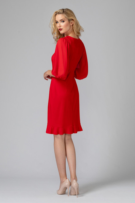 Joseph Ribkoff robe style 193204. Rouge A Levres 173. 7