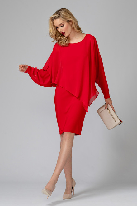 Joseph Ribkoff robe style 193205. Rouge A Levres 173. 11