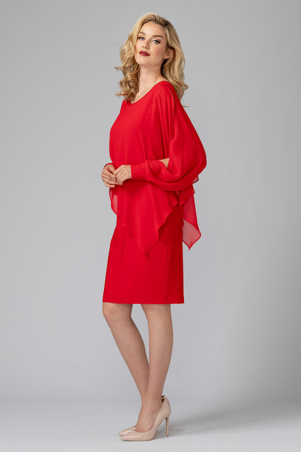 Joseph Ribkoff robe style 193205. Rouge A Levres 173. 4