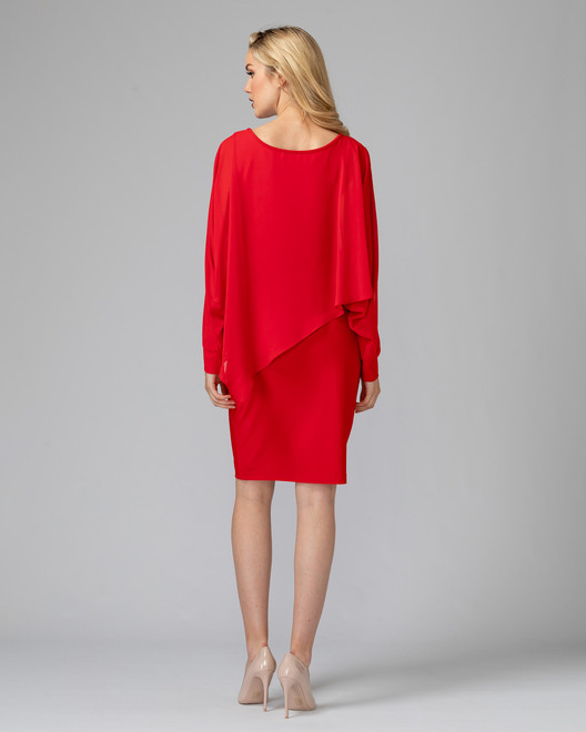 Joseph Ribkoff robe style 193205. Rouge A Levres 173. 6