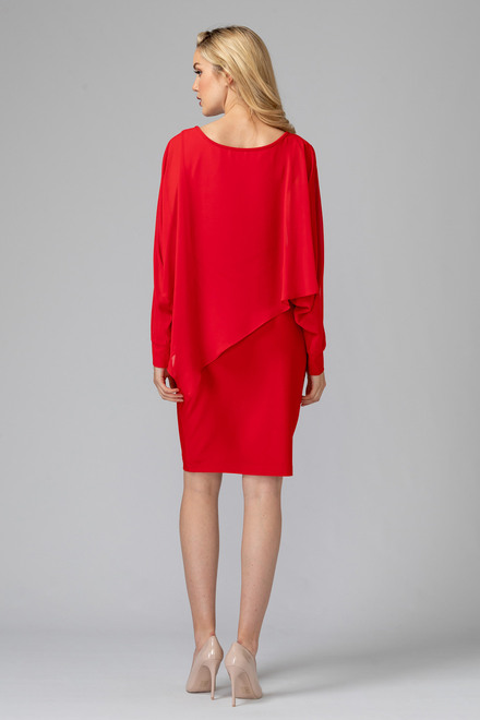 Joseph Ribkoff robe style 193205. Rouge A Levres 173. 7