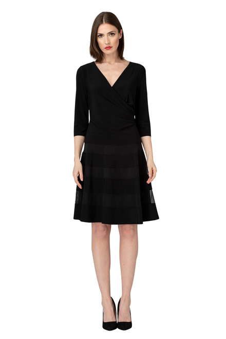 Joseph Ribkoff dress style 193293. Black