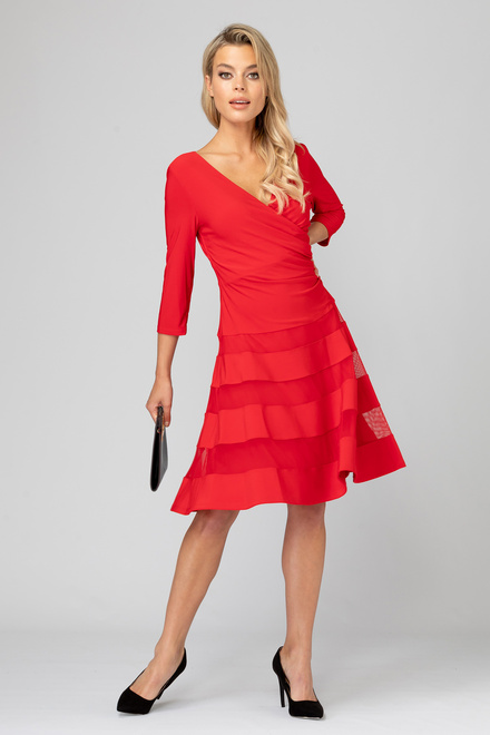 Joseph Ribkoff robe style 193293. Rouge A Levres 173. 19