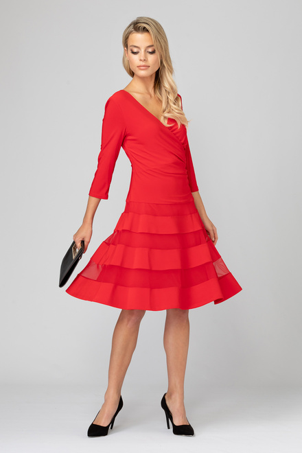 Joseph Ribkoff robe style 193293. Rouge A Levres 173. 20
