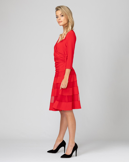 Joseph Ribkoff robe style 193293. Rouge A Levres 173. 6
