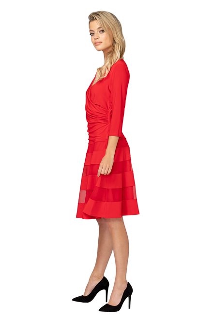 Joseph Ribkoff robe style 193293. Rouge A Levres 173. 8