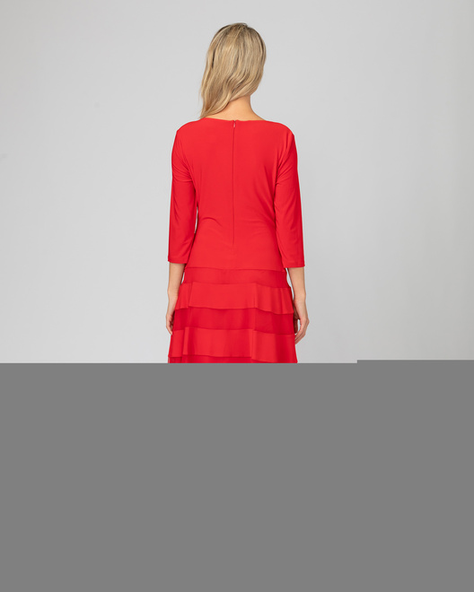 Joseph Ribkoff robe style 193293. Rouge A Levres 173. 10