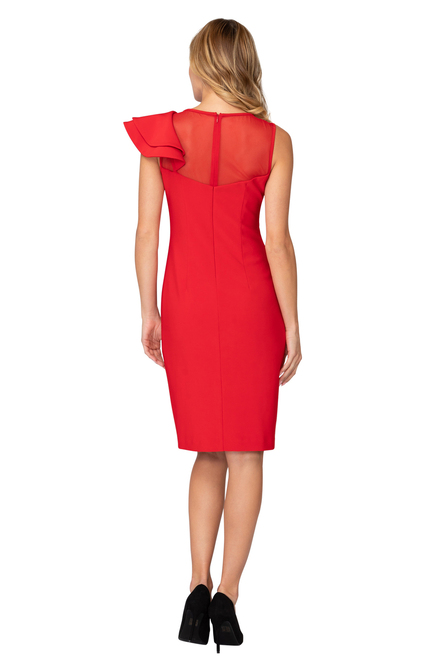 Joseph Ribkoff robe style 193298. Rouge A Levres 173. 6