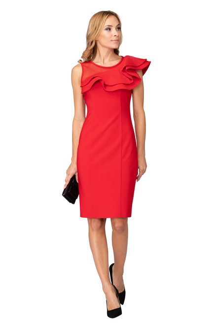 Joseph Ribkoff robe style 193298. Rouge A Levres 173. 8