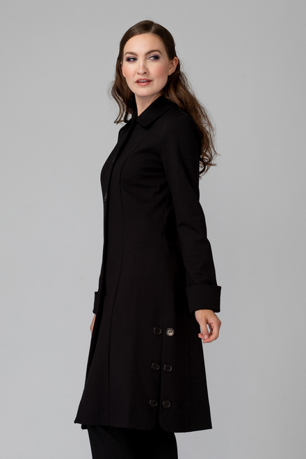 Joseph Ribkoff coat style 193365. Black. 5