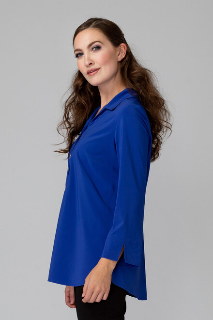 Joseph Ribkoff blouse style 193417. Bleu. 17