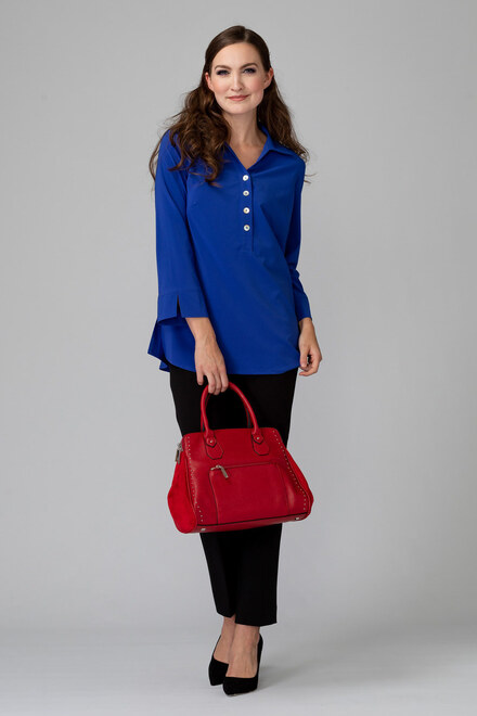 Joseph Ribkoff blouse style 193417. Blue. 25