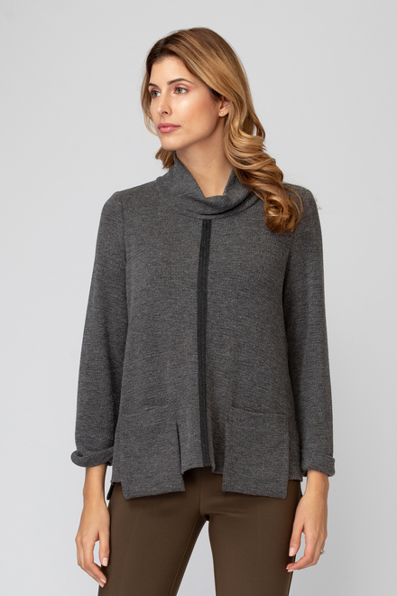 Joseph Ribkoff Sweater style 193481. Grey. 11
