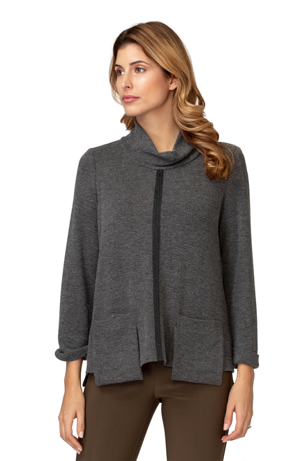 Joseph Ribkoff Sweater style 193481. Grey. 6