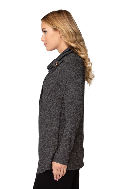Joseph Ribkoff Sweater style 193615. Charcoal Grey. 11