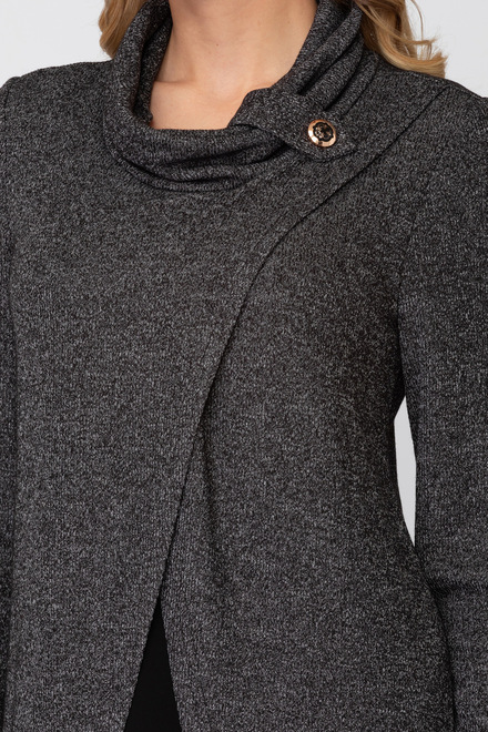 Joseph Ribkoff Sweater style 193615. Charcoal Grey. 22