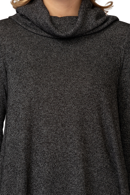 Joseph Ribkoff Sweater style 193617. Charcoal Grey. 4