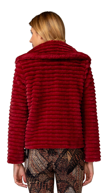 Joseph Ribkoff coat style 193718. Imperial Red 193. 12