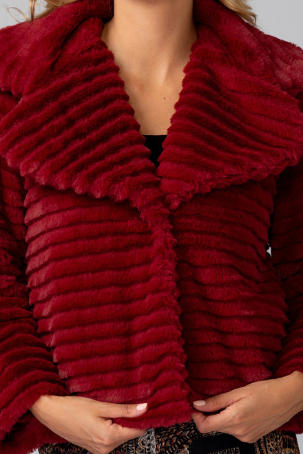 Joseph Ribkoff coat style 193718. Imperial Red 193. 14