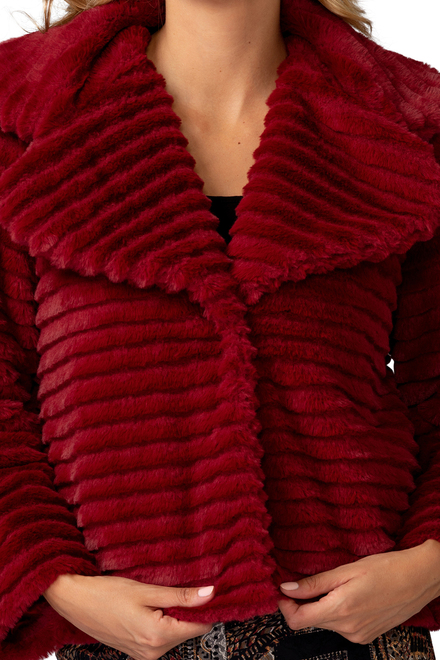Joseph Ribkoff coat style 193718. Imperial Red 193. 16