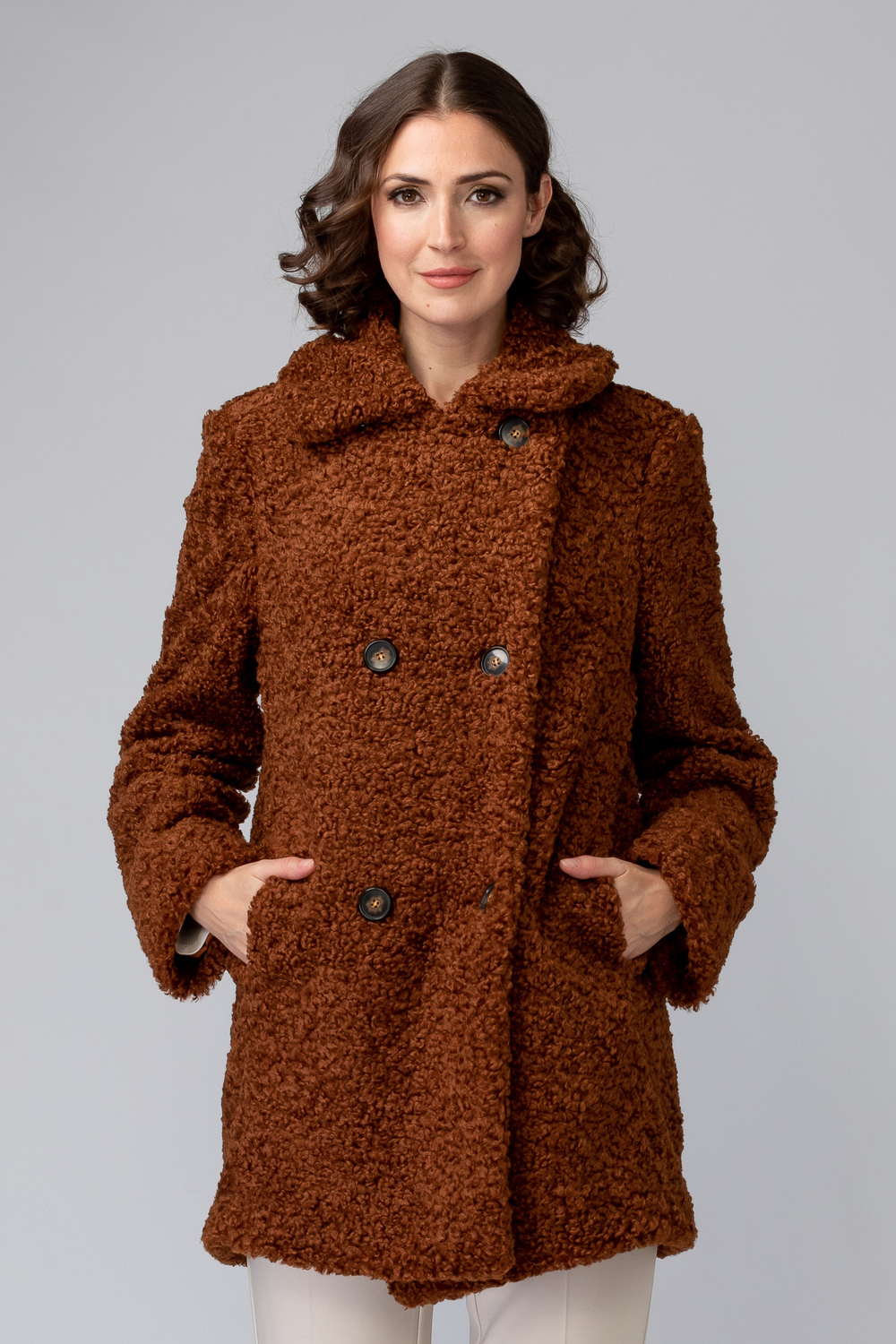 Joseph Ribkoff coat style 193719. Brown