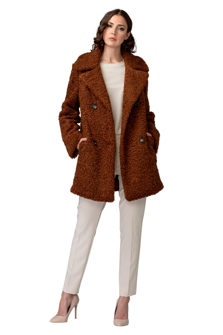 Joseph Ribkoff coat style 193719. Brown. 24