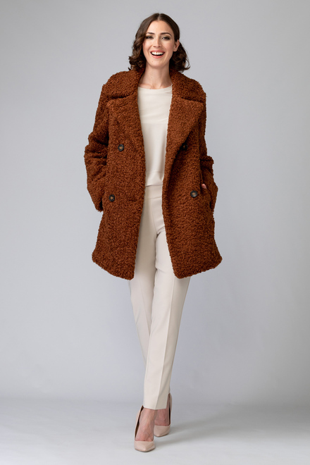 Joseph Ribkoff coat style 193719. Brown. 26