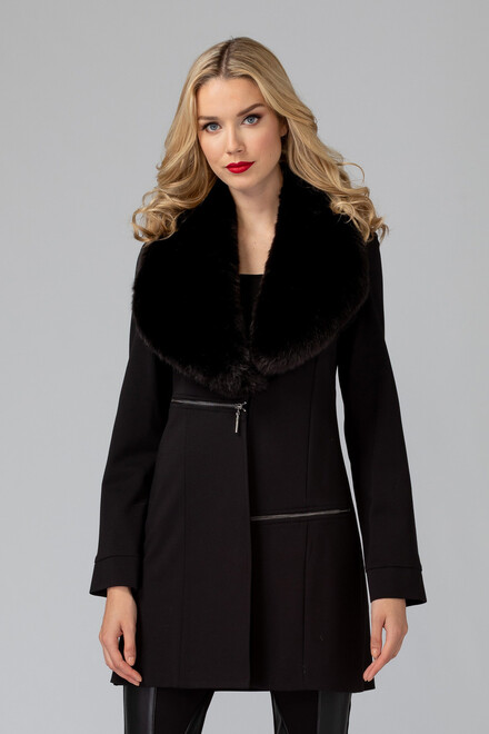 Joseph Ribkoff coat style 193727. Black. 2
