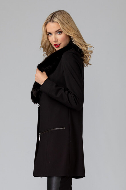 Joseph Ribkoff coat style 193727. Black. 3