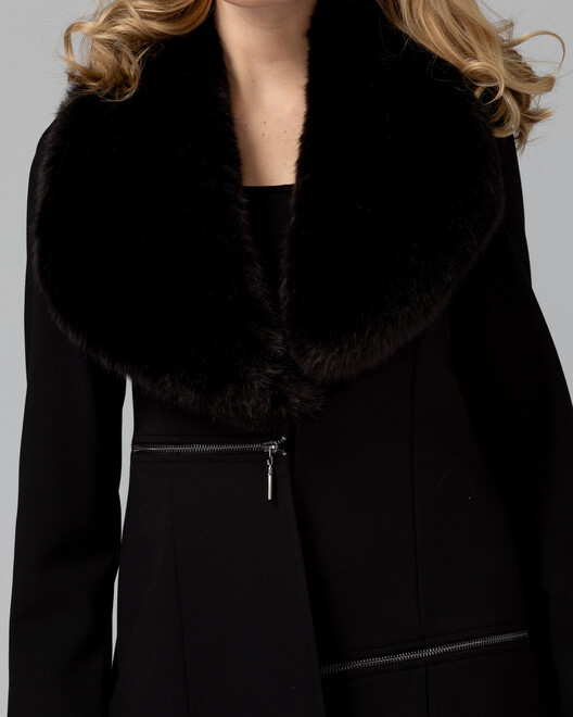 Joseph Ribkoff coat style 193727. Black. 7