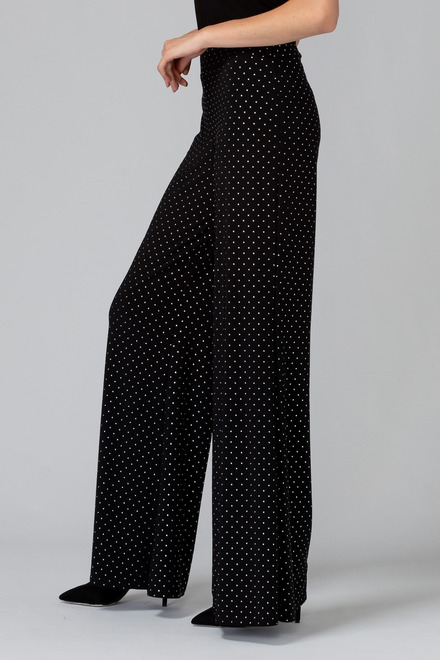 Joseph Ribkoff Pantalon style 193799. Noir/argent. 5
