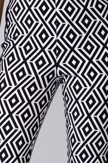 Joseph Ribkoff pantalon style 193812. Noir/blanc. 14