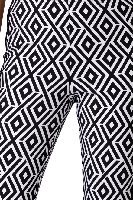 Joseph Ribkoff pantalon style 193812. Noir/blanc. 17