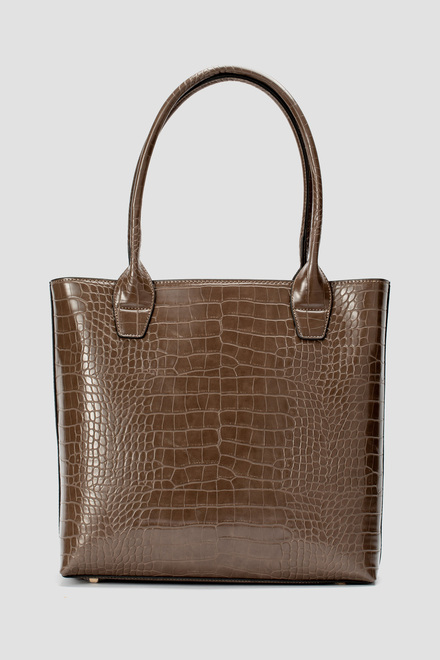 Joseph Ribkoff tote bag style 193859. Brown. 8