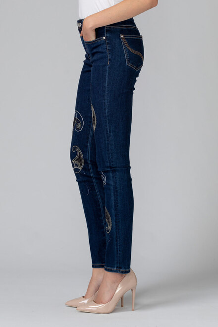 Joseph Ribkoff Jeans style 193982. Indigo. 5