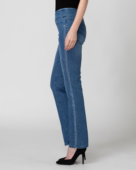Joseph Ribkoff Jeans style 193989. Blue. 12