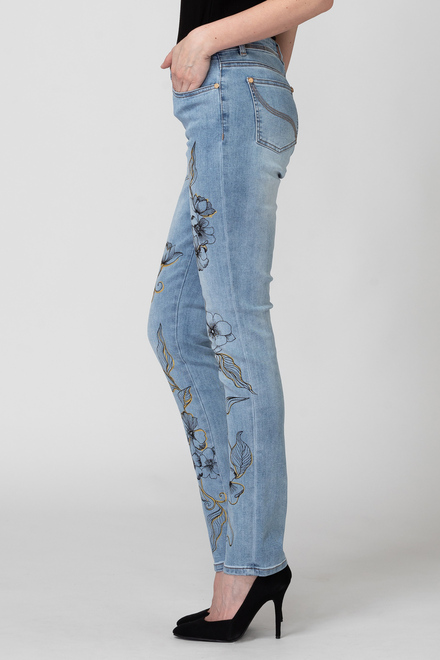 Joseph Ribkoff Jeans style 193991. Bleu Denim P&acirc;le. 15