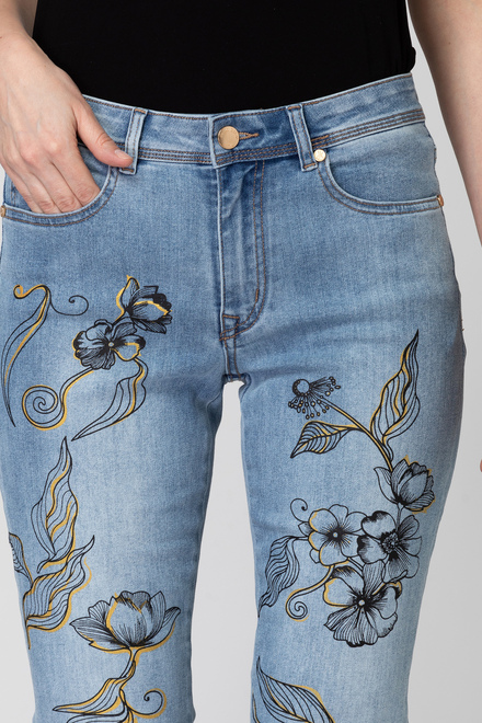 Joseph Ribkoff Jeans style 193991. Bleu Denim P&acirc;le. 20