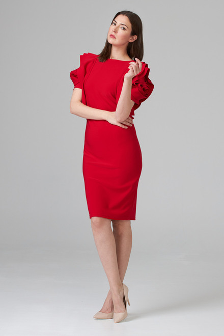 Joseph Ribkoff robe style 194007. Rouge A Levres 173. 22