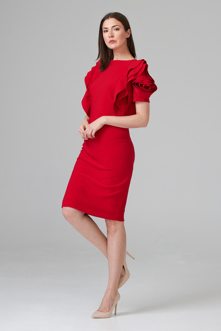 Joseph Ribkoff robe style 194007. Rouge A Levres 173. 26