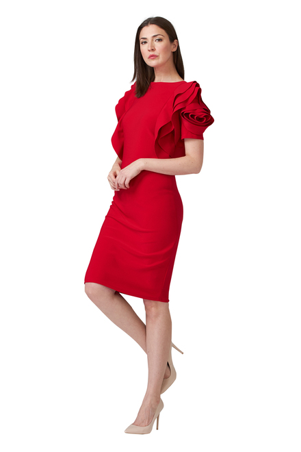 Joseph Ribkoff robe style 194007. Rouge A Levres 173. 28
