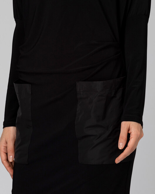 Joseph Ribkoff dress style 194012. Black. 8